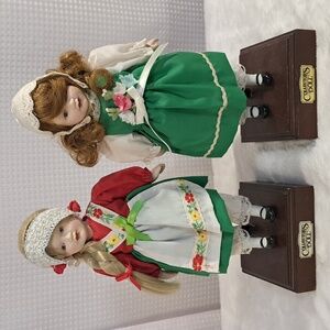 2 International Collectors Society Porcelain Dolls